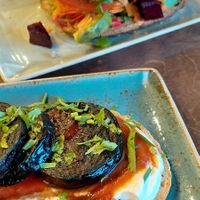 Vazanato Toast and Valentina Sandwich at Lazaris BakeryBar in Larnaca