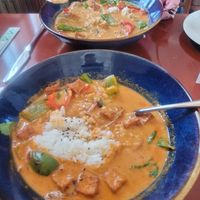 Excellent tofu konkonatsu and red curries on our visit at Rasa Restaurant in Lichfield in Lichfield