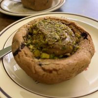 This pistachio cookie was incredible !  at Fox William Coffee Shop & Cafe in Fort William