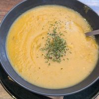 Parsnip soup at Fox William Coffee Shop & Cafe in Fort William