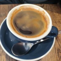 Long black at Fox William Coffee Shop & Cafe in Fort William