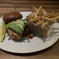 Gardein Grilled Chicken and Avocado Sandwich (no Swiss cheese, no aioli)  at Yard House in Orlando