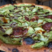 Excellent vegan pizza at Gordon Ramsay Street Pizza - Washington D.C. in Washington
