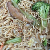 Vegetable Yaki Soba  at Tokyo Tavern in Pleasant Valley