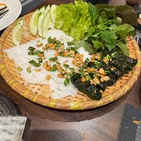 Bánh hỏi lá lốt lạ miêng, ăn rất ngon at Nhà hàng chay Vô Úy | Vo Uy Vegetarian Restaurant in Ho Chi Minh City