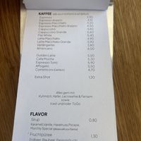 menu  at TUTTO BERNY in Oberoesterreich