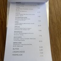 menu  at TUTTO BERNY in Oberoesterreich