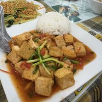Tofu in tomato saucee  at Nhà hàng Biển Đông in Hai Phong
