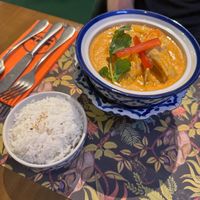 Red curry (made vegan with Heura chicken) at Thai Mongkut | Ruzafa in Comunidad Valenciana