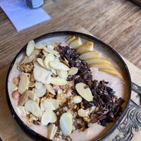 Chocolate Banana Smoothie Bowl  at Kayu Cafe in 
