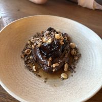 Chocolate & hazelnut ganache  at Root Bath in Bath