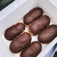 vegan eclairs  at Bi Nevi Deli in Istanbul