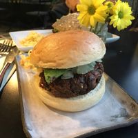 Seitan burger at Bi Nevi Deli in Istanbul