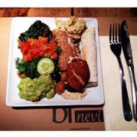 Sunday brunch at Bi Nevi. The homemade vegan walnut spinach 'borek' was a hit with all my friends.  at Bi Nevi Deli in Istanbul