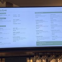 Menu 1  at Sushi Market in Koebenhavn