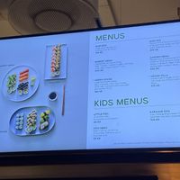 Menu 3  at Sushi Market in Koebenhavn