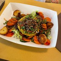 Vegan dish  at Genuino in Trieste