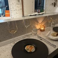 White asparagus    at Ten Restaurant in Toronto