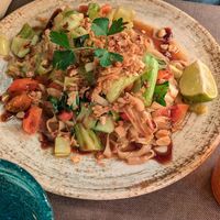 Pad thai vegan at Ristorante Quinoa Roma in Lazio