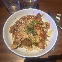 Pad Thai tofu   at King CookDaily in London
