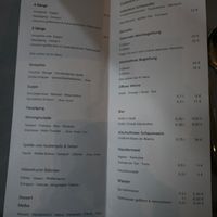 Full menu at Cotell Cologne in Cologne