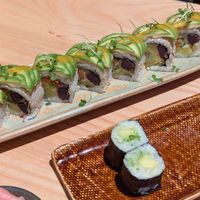 Avocado maki & Midori Dragon Rolls  at Umi in Edinburgh