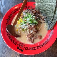Vegan Beyond Meat Ramen with Vegan Miso Broth at Ajisen Ramen Waterloo in Waterloo