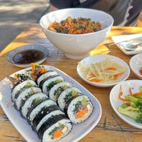 Kimbap  at Kot Kiosko in Region Metropolitana