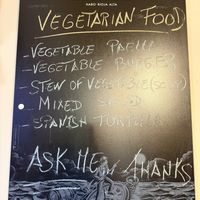 Vegetarian Menu Options  at Meson Tío Pepe in Castilla Y Leon