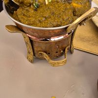 Palak paneer (vegetarian) at Bollywood Indian Restaurant in Lanzarote