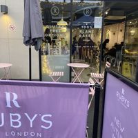 Outside at Ruby's of London in South East London