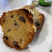Seasonal hot cross buns  at Ruby's of London in South East London