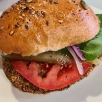 Cauliflower burger at Ruby's of London in South East London