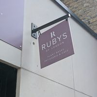 outside at Ruby's of London in South East London
