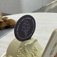 Waffle and ice cream from Nice Cream   at Nice Cream in Taichung