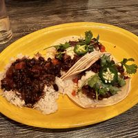 Bahn mi tacos   at Hula's Island Grill in Monterey