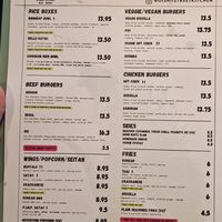 Menu at Oishii Street Kitchen in Norwich