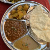 thali 5  at Sitar in Rome