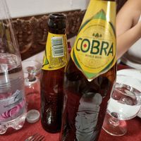 Cobra beer (certified vegan) at Sitar in Rome