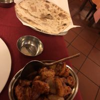 Many breads were also vegan! at Sitar in Rome