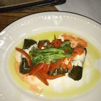 Vine leaves at Caffe Yaffo in Tel Aviv