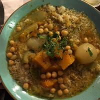 Couscous - vegan at Caffe Yaffo in Tel Aviv