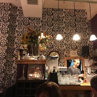 Interior at Caffe Yaffo in Tel Aviv