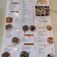I forgot to take a photo of the menu when we went. This is a photo from google which is exactly the same from memoryy  at Bread time in St Kilda