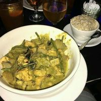 Hatch Chili Curry with Tofu at Eloise in El Paso