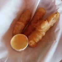 fried pickles at Beelzebab in Brighton