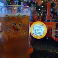 Local brewery and the pub has its own beer! at Beelzebab in Brighton