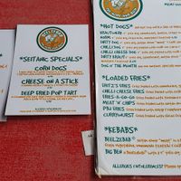 Menu2 at Beelzebab in Brighton