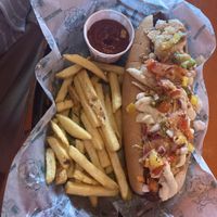 Chillinacho dog  at Beelzebab in Brighton