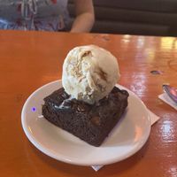 Oreo brownie and peanut butter caramel ice cream   at Beelzebab in Brighton